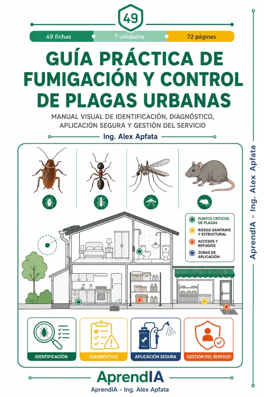 Portada: Guía Práctica de Fumigación y Control de Plagas Urbanas