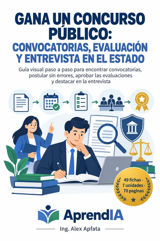 Portada: Gana un Concurso Público: Convocatorias, Evaluación y Entrevista en el Estado