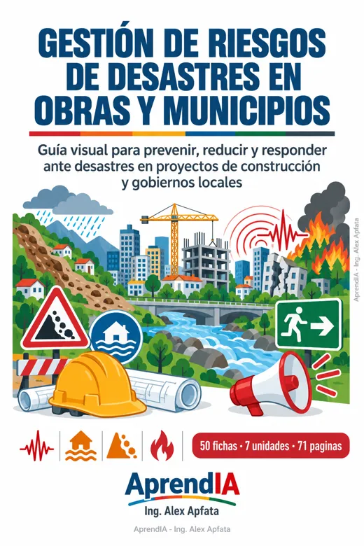Portada: Gestión de Riesgos de Desastres en Obras y Municipios