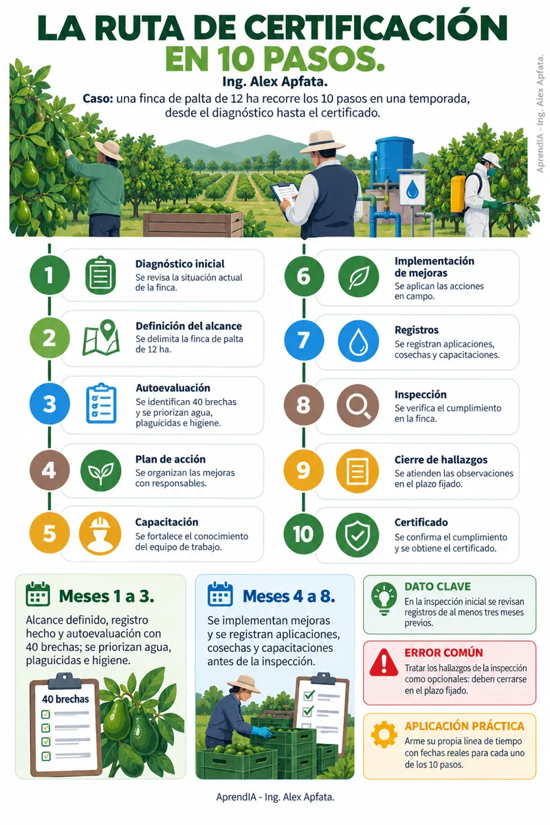 Página real 3 de Certificación GlobalG.A.P. Paso a Paso