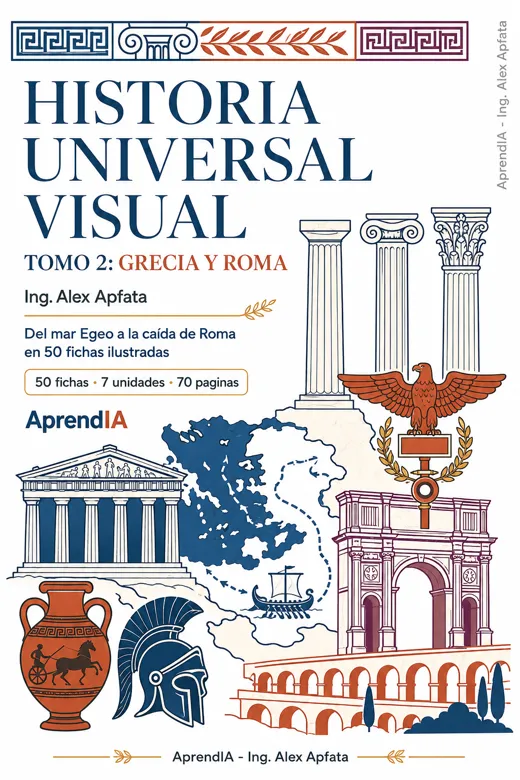 Portada: Historia Universal Visual Tomo 2: Grecia y Roma