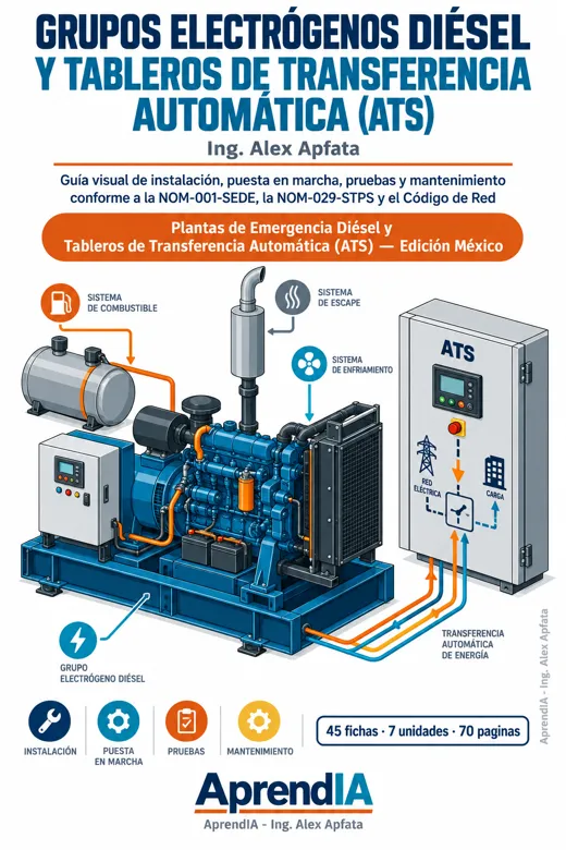 Portada de Plantas de Emergencia Diésel y Tableros de Transferencia Automática (ATS) — Edición México