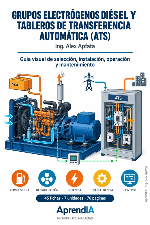 Portada: Grupos Electrógenos Diésel y Tableros de Transferencia Automática (ATS)