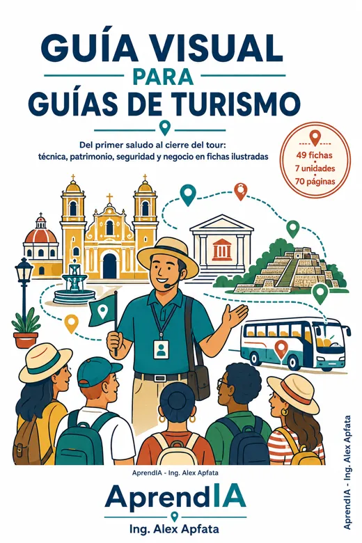 Portada de Guía Visual para Guías de Turismo