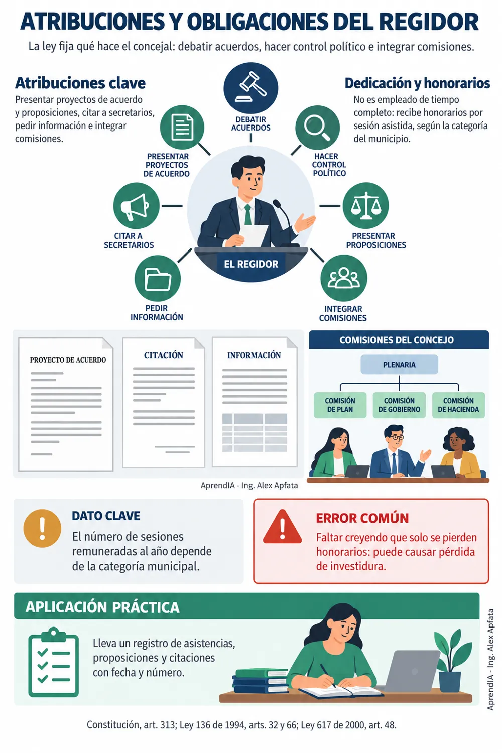 Página real 1 de Guía del Concejal: Control Político, Comisiones y Proposiciones