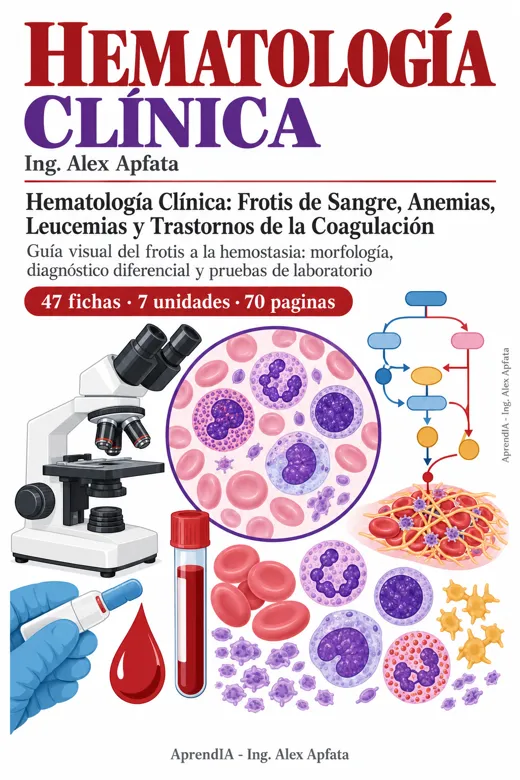 Portada: Hematología Clínica: Frotis de Sangre, Anemias, Leucemias y Trastornos de la Coagulación