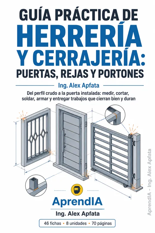 Portada de Guía Práctica de Herrería y Cerrajería: Puertas, Rejas y Portones