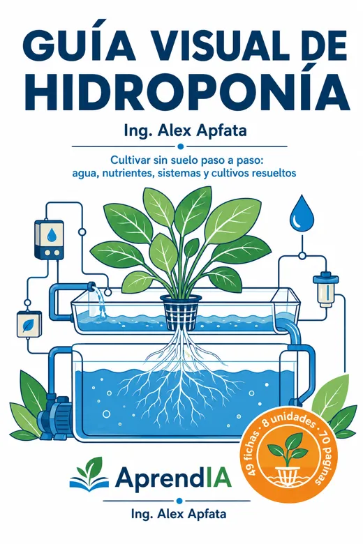 Portada de Guía Visual de Hidroponía