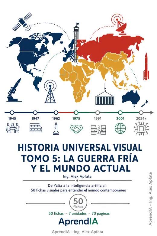 Portada: Historia Universal Visual Tomo 5: la Guerra Fría y el Mundo Actual