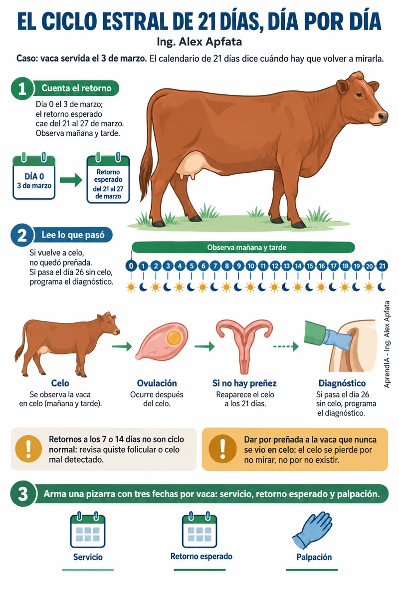 Página real 3 de Inseminación Artificial y Reproducción Bovina: palpación y celo
