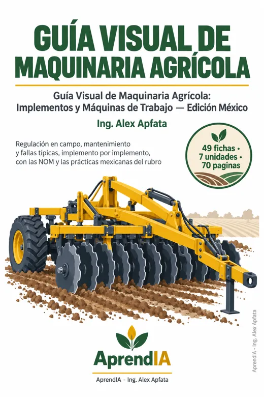 Portada: Guía Visual de Maquinaria Agrícola: Implementos y Máquinas de Trabajo — Edición México