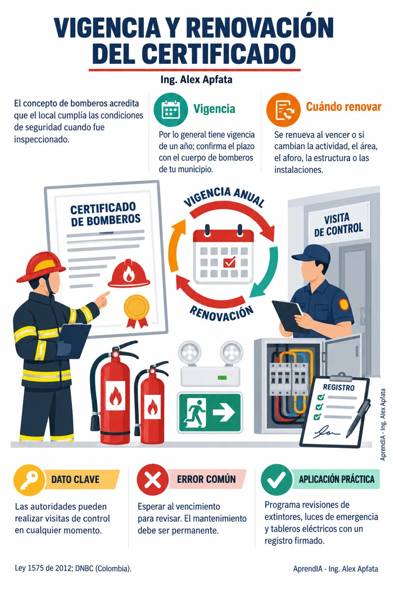 Página real 2 de Inspección Técnica de Seguridad para Locales en Colombia: Requisitos, Plan de Seguridad y Observaciones