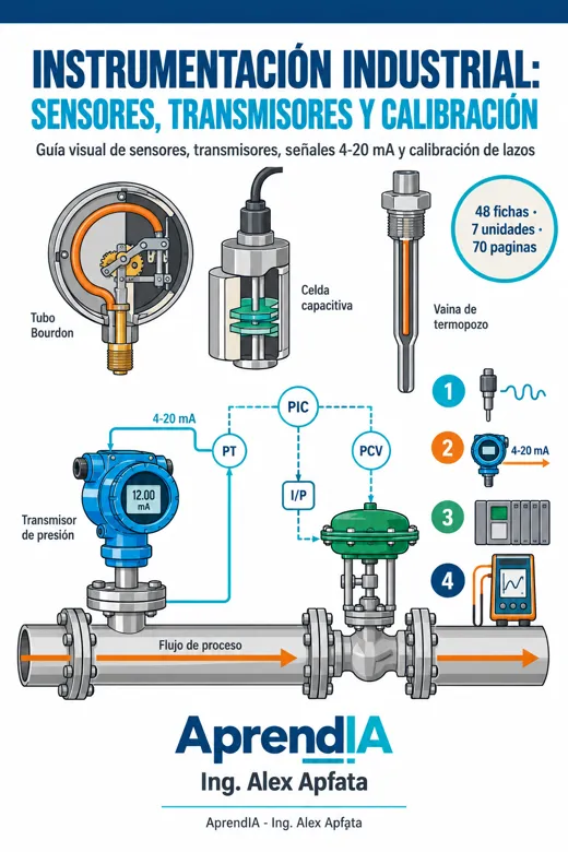 Portada: Instrumentación Industrial: sensores, transmisores y calibración