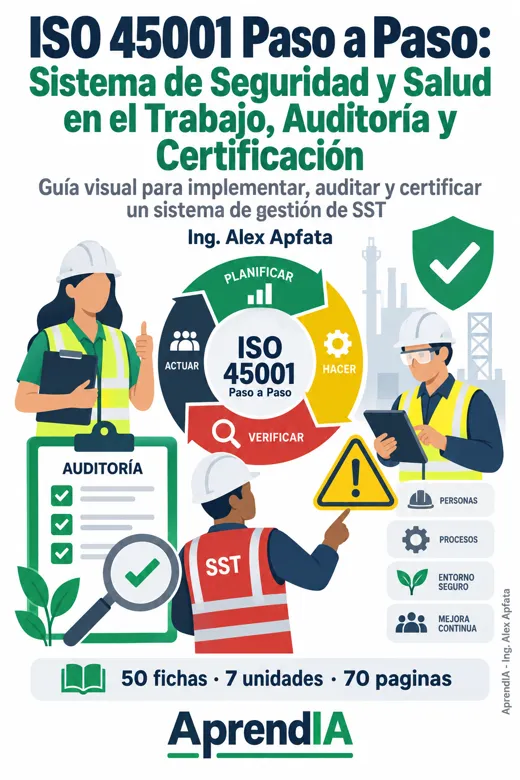 Portada: ISO 45001 Paso a Paso: Sistema de Seguridad y Salud en el Trabajo, Auditoría y Certificación