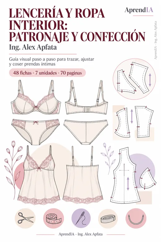 Portada: Lencería y Ropa Interior: Patronaje y Confección