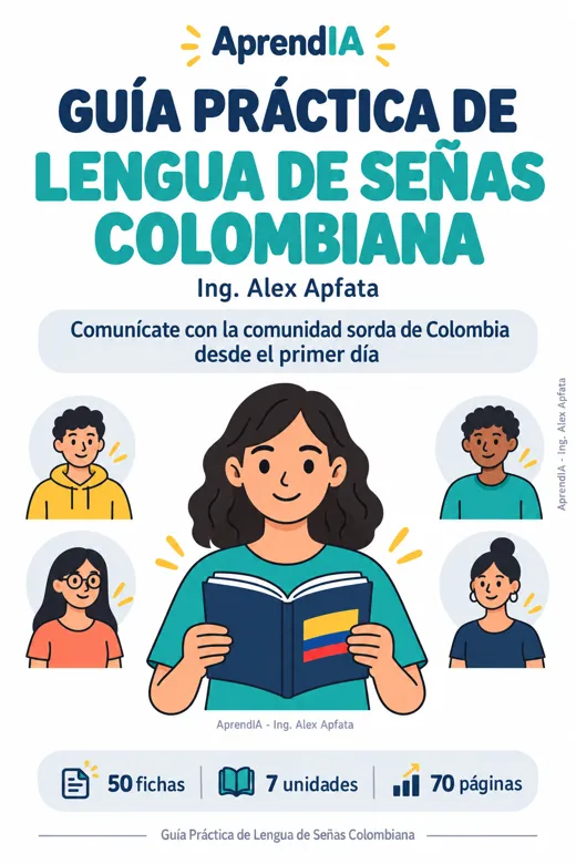 Portada: Guía Práctica de Lengua de Señas Colombiana