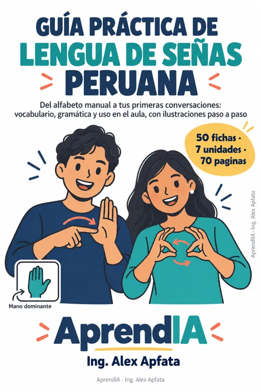 Portada: Guía Práctica de Lengua de Señas Peruana
