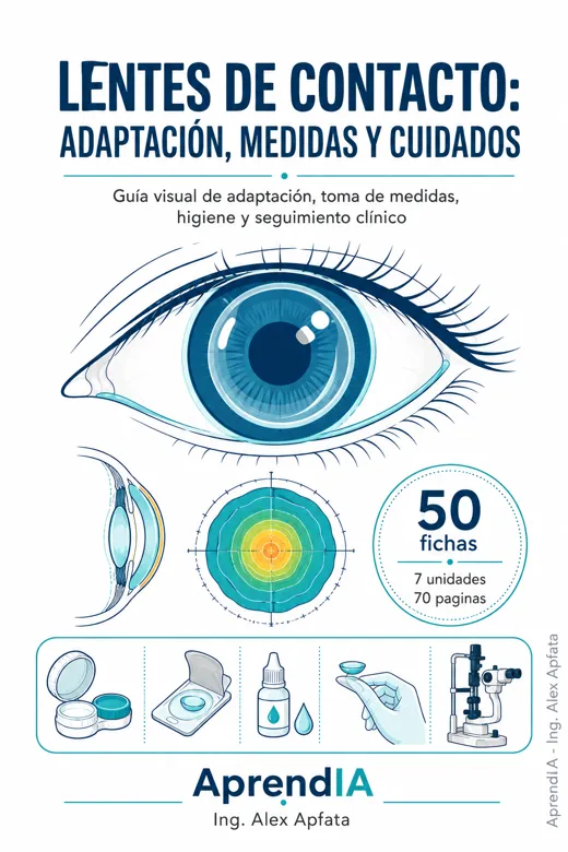 Portada de Lentes de Contacto: adaptación, medidas y cuidados