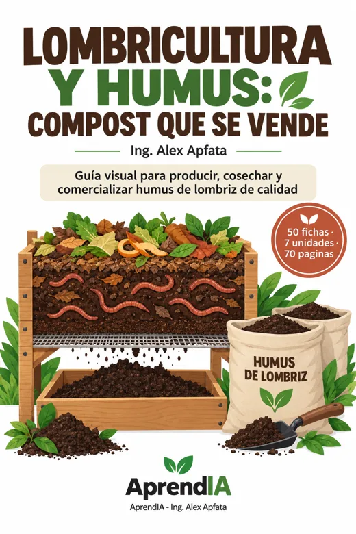Portada: Lombricultura y Humus: Compost que se Vende