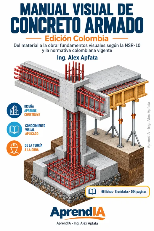 Portada de Manual Visual de Concreto Armado — Edición Colombia
