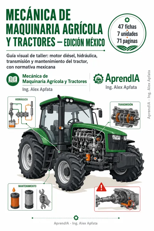 Portada de Mecánica de Maquinaria Agrícola y Tractores — Edición México