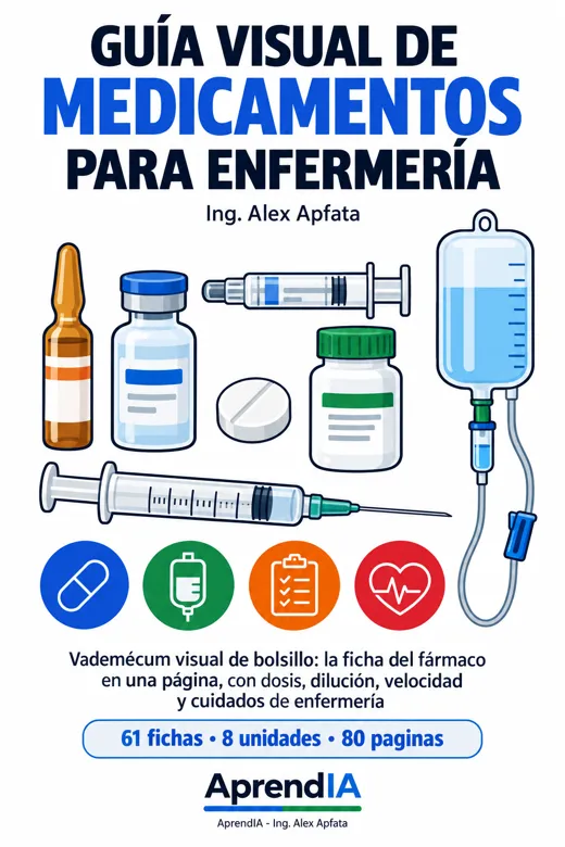 Portada: Guía Visual de Medicamentos para Enfermería