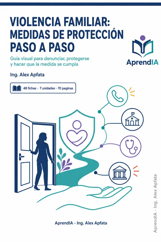 Portada de Violencia Familiar: medidas de protección paso a paso