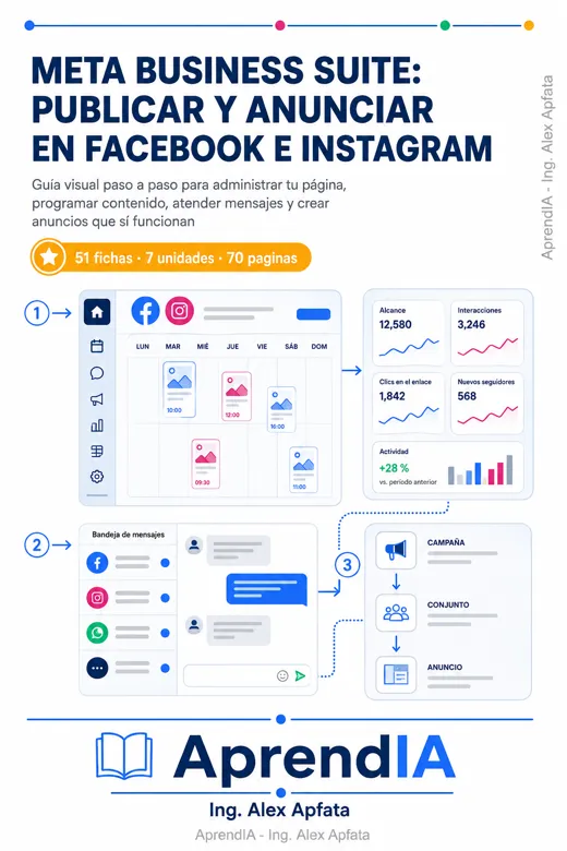Portada de Meta Business Suite: publicar y anunciar en Facebook e Instagram
