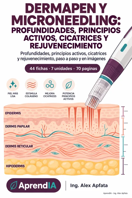 Portada: Dermapen y Microneedling: Profundidades, Principios Activos, Cicatrices y Rejuvenecimiento