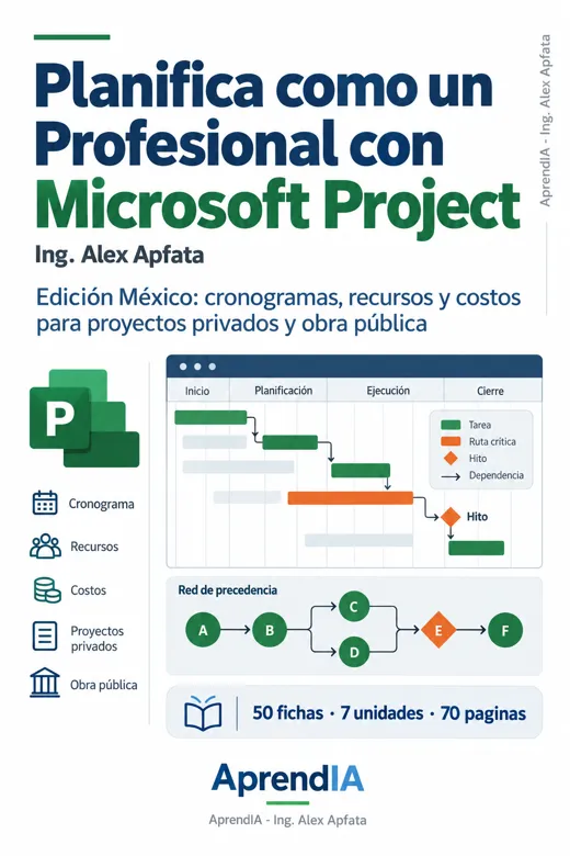 Portada: Planifica como un Profesional con Microsoft Project