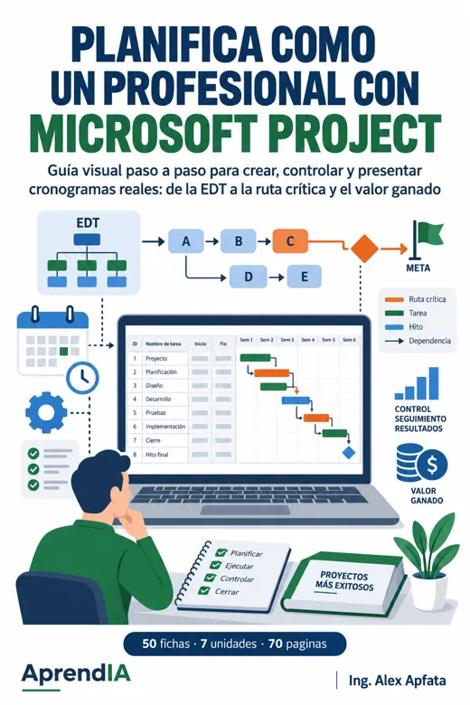 Portada: Planifica como un Profesional con Microsoft Project