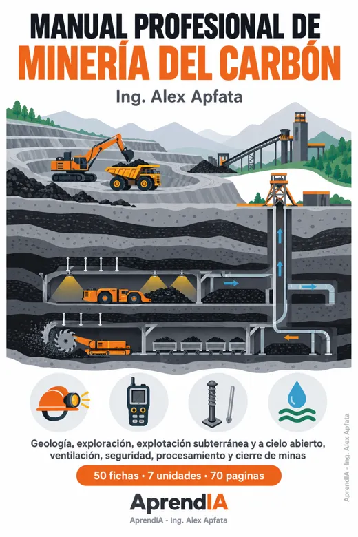 Portada: Manual Profesional de Minería del Carbón