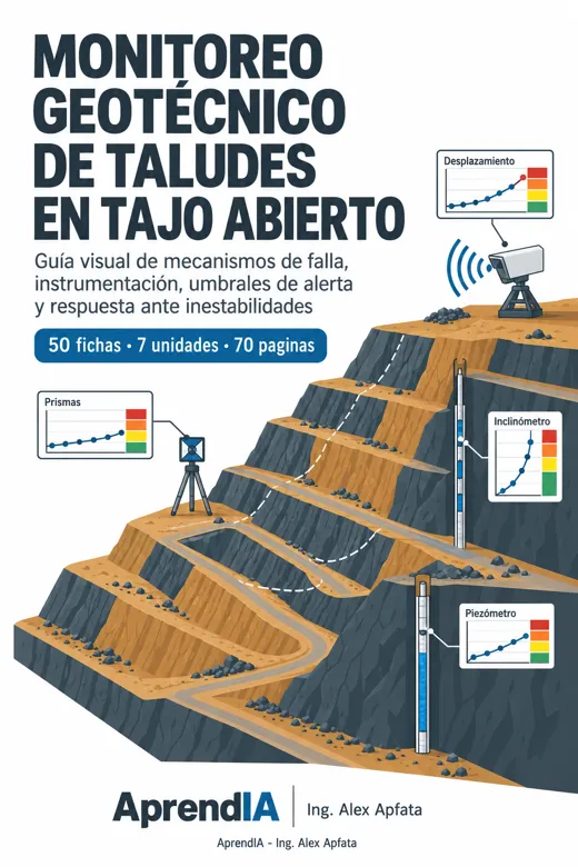Portada: Monitoreo Geotécnico de Taludes en Tajo Abierto