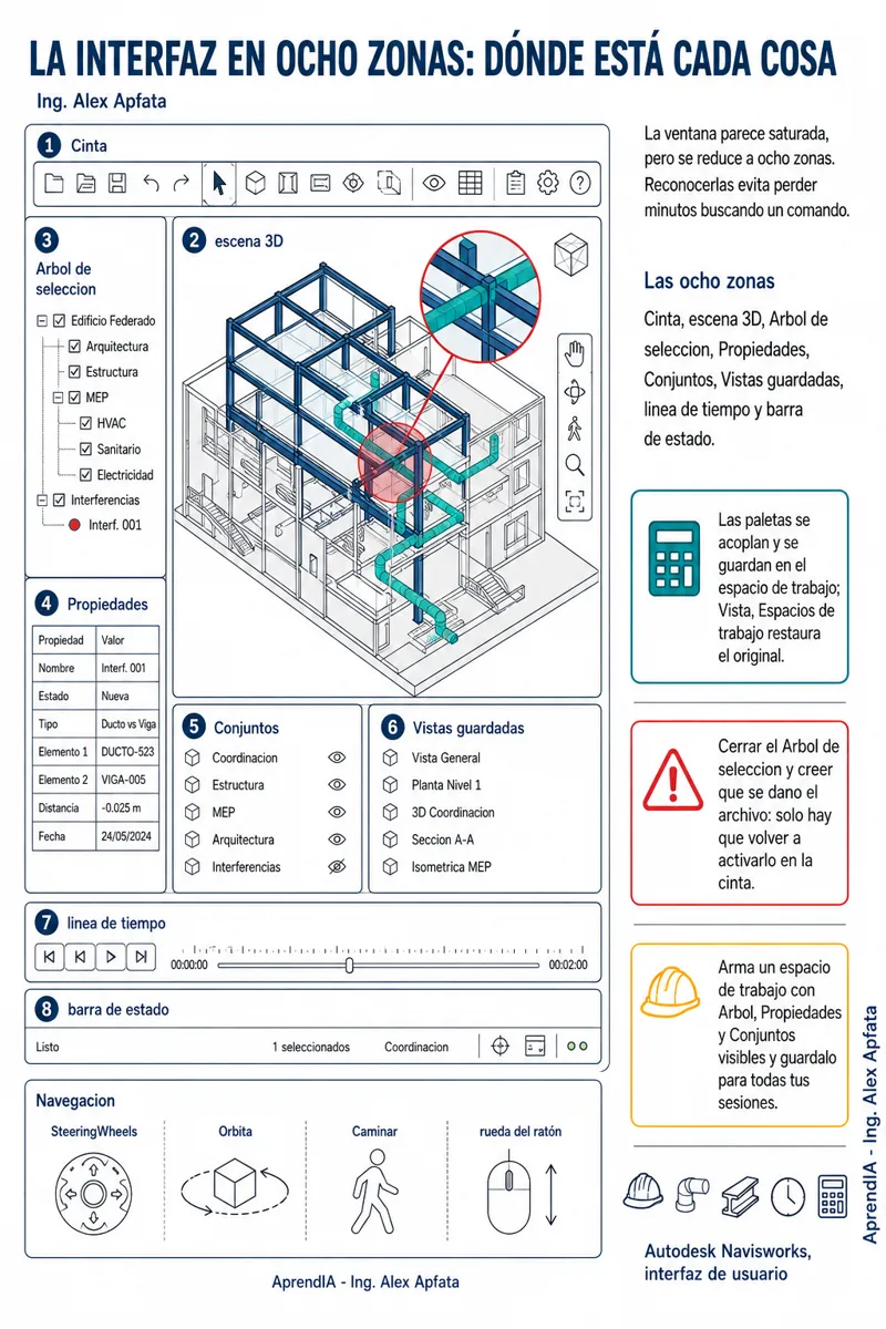 Página real 3 de Navisworks y BIM 4D-5D: coordinación e interferencias