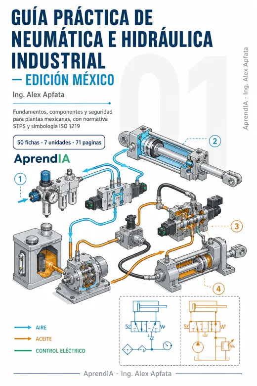 Portada: Guía Práctica de Neumática e Hidráulica Industrial — Edición México