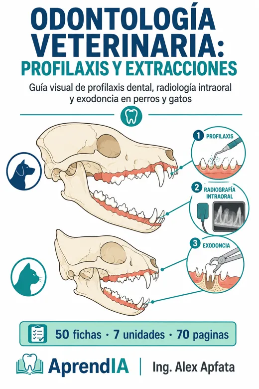 Portada de Odontología Veterinaria: profilaxis y extracciones