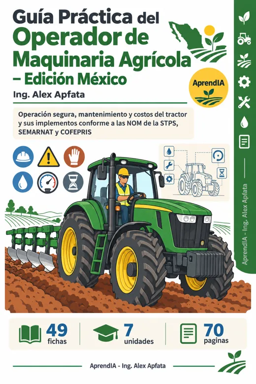 Portada: Guía Práctica del Operador de Maquinaria Agrícola – Edición México