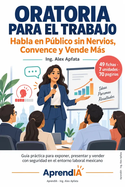 Portada de Oratoria para el Trabajo: Habla en Público sin Nervios, Convence y Vende Más