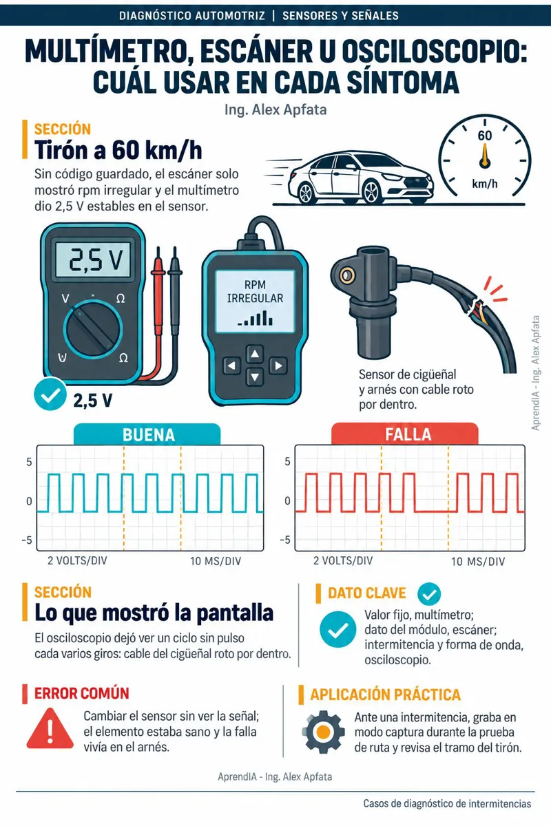 Página real 2 de Diagnóstico con Osciloscopio Automotriz y Lectura de Sensores Críticos — Edición Colombia