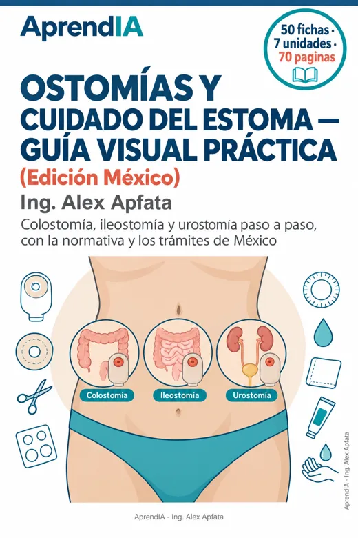 Portada de Ostomías y Cuidado del Estoma — Guía Visual Práctica (Edición México)
