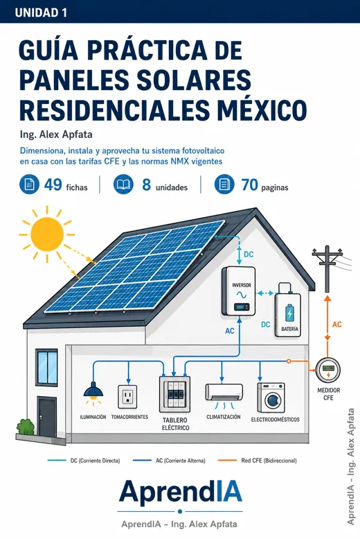 Portada de Guía Práctica de Paneles Solares Residenciales México