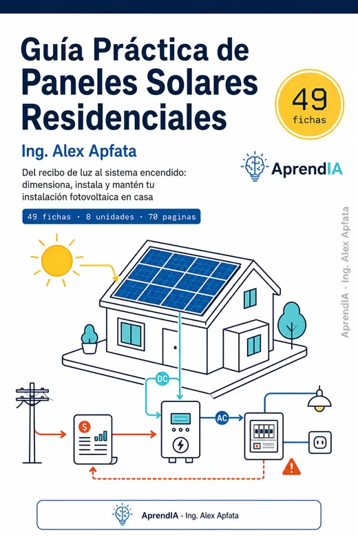 Portada de Guía Práctica de Paneles Solares Residenciales