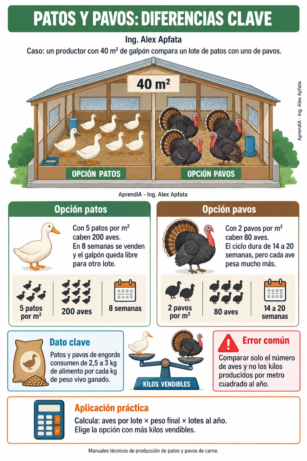 Página real 1 de Crianza de Patos y Pavos para Carne y Venta: Edición Colombia