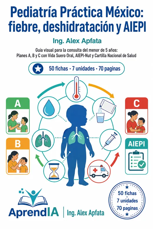 Portada de Pediatría Práctica México: fiebre, deshidratación y AIEPI