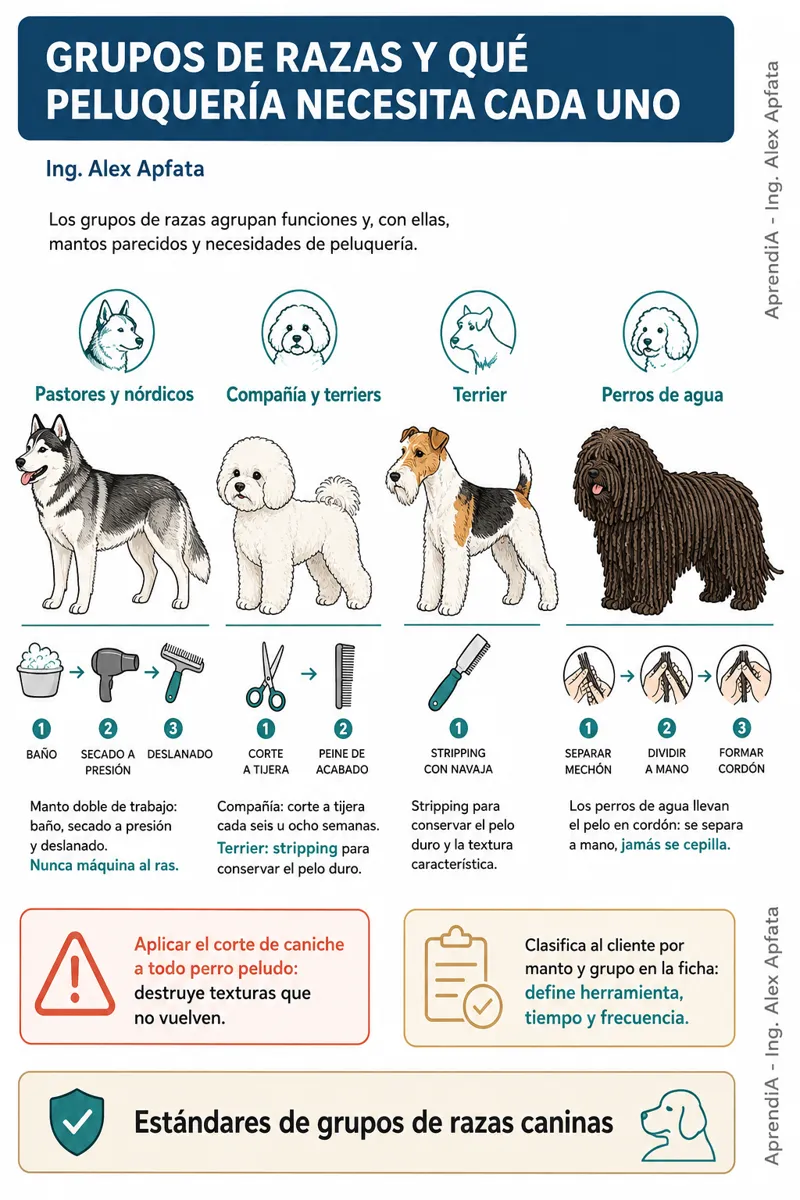 Página real 2 de Peluquería Canina: cortes por raza, manejo y bioseguridad — Edición México