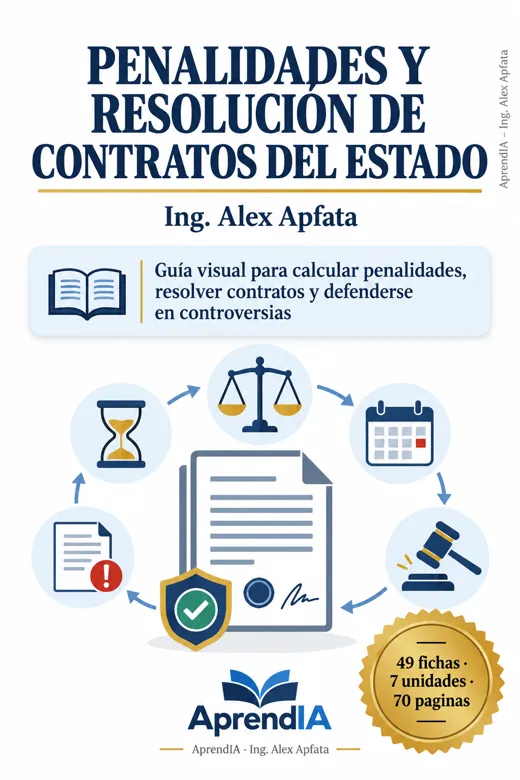 Portada de Penalidades y Resolución de Contratos del Estado