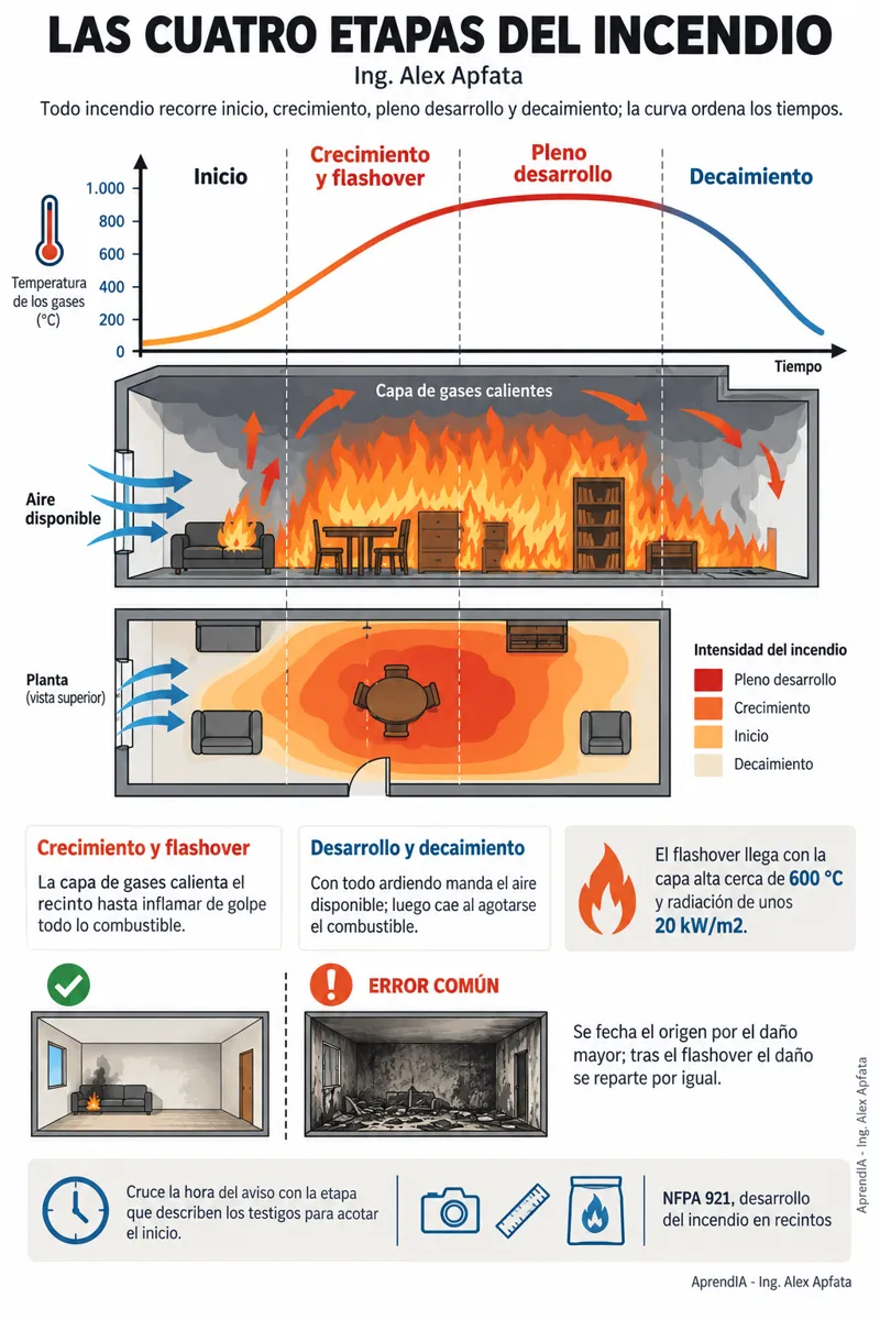 Página real 2 de Peritaje de Incendios y Causas del Fuego: Guía Visual para México
