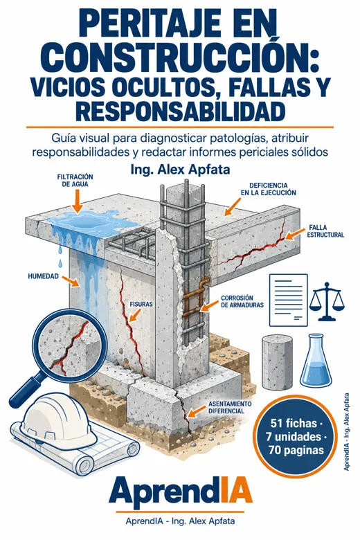 Portada: Peritaje en Construcción: Vicios Ocultos, Fallas y Responsabilidad