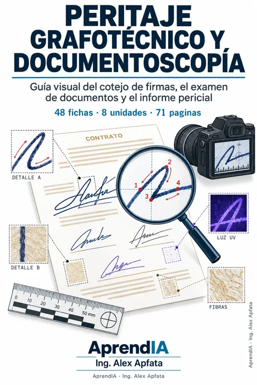 Portada: Peritaje Grafotécnico y Documentoscopía
