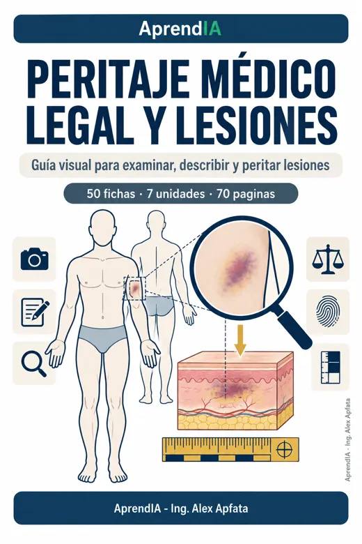Portada: Peritaje Médico Legal y Lesiones